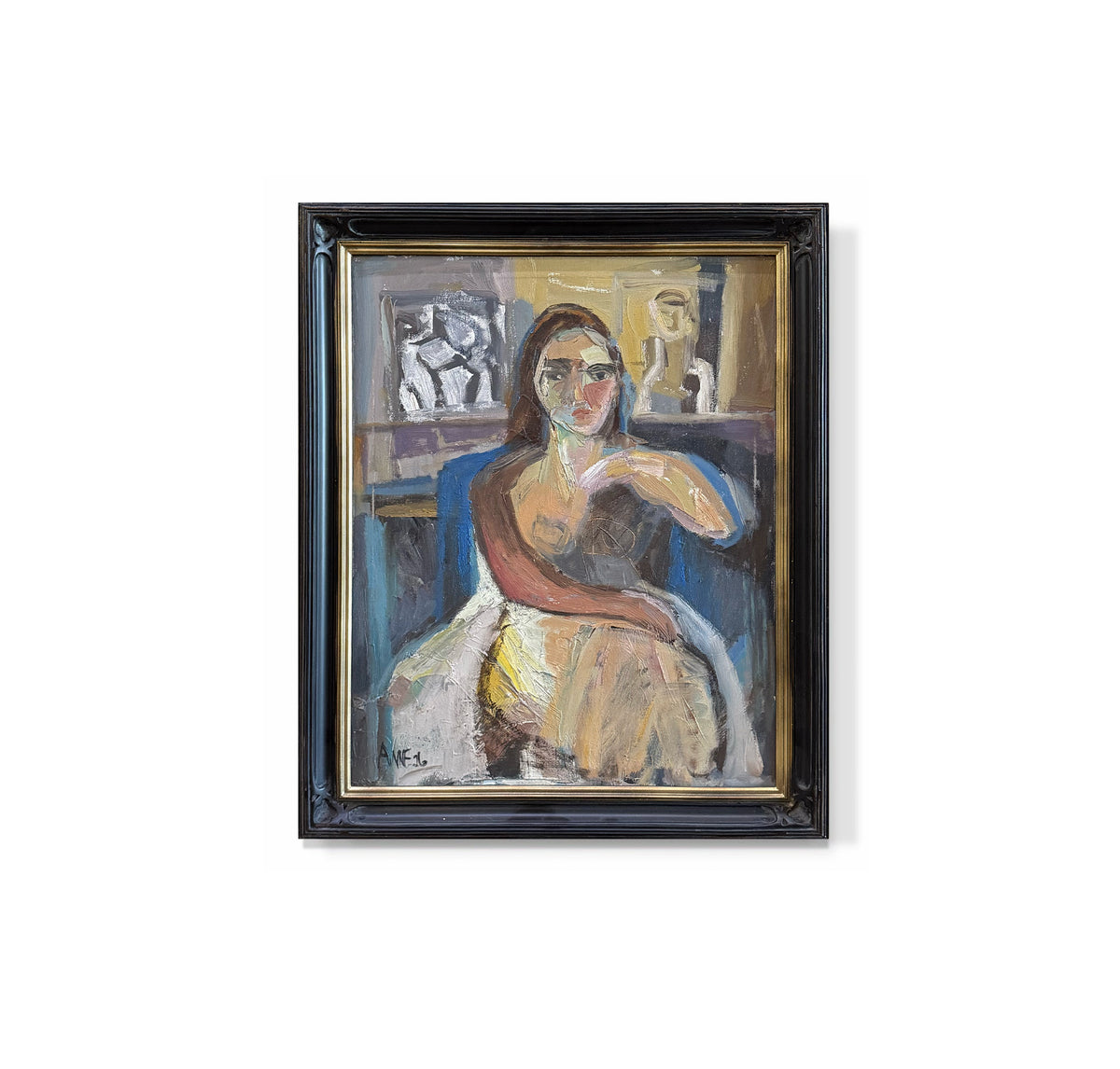 "Portrait Study in Her Studio"