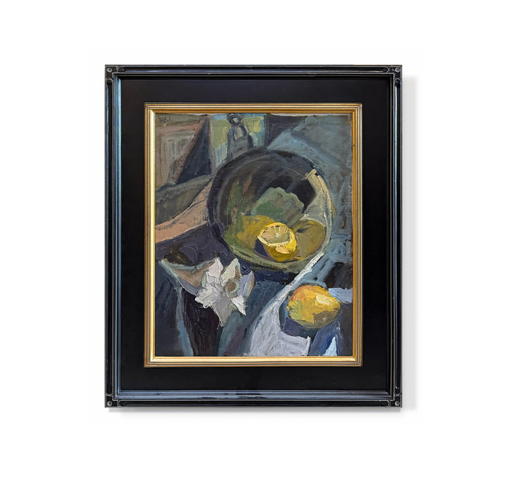 "Still Life of Lemons and Conch I"