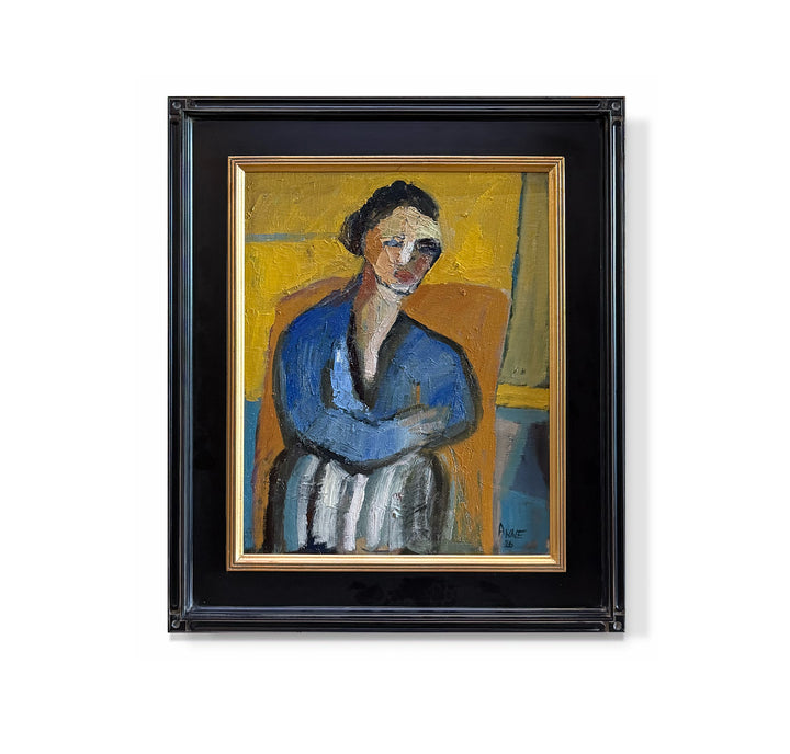 "Her Orange Chair"