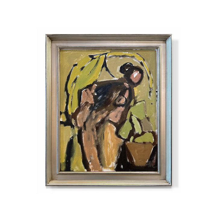 "Tending Her Garden"