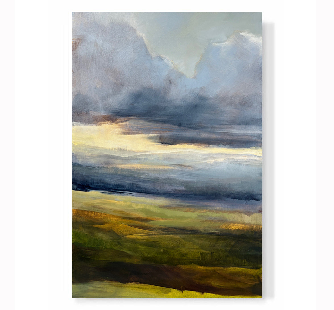 "Through Line III, IV" Diptych