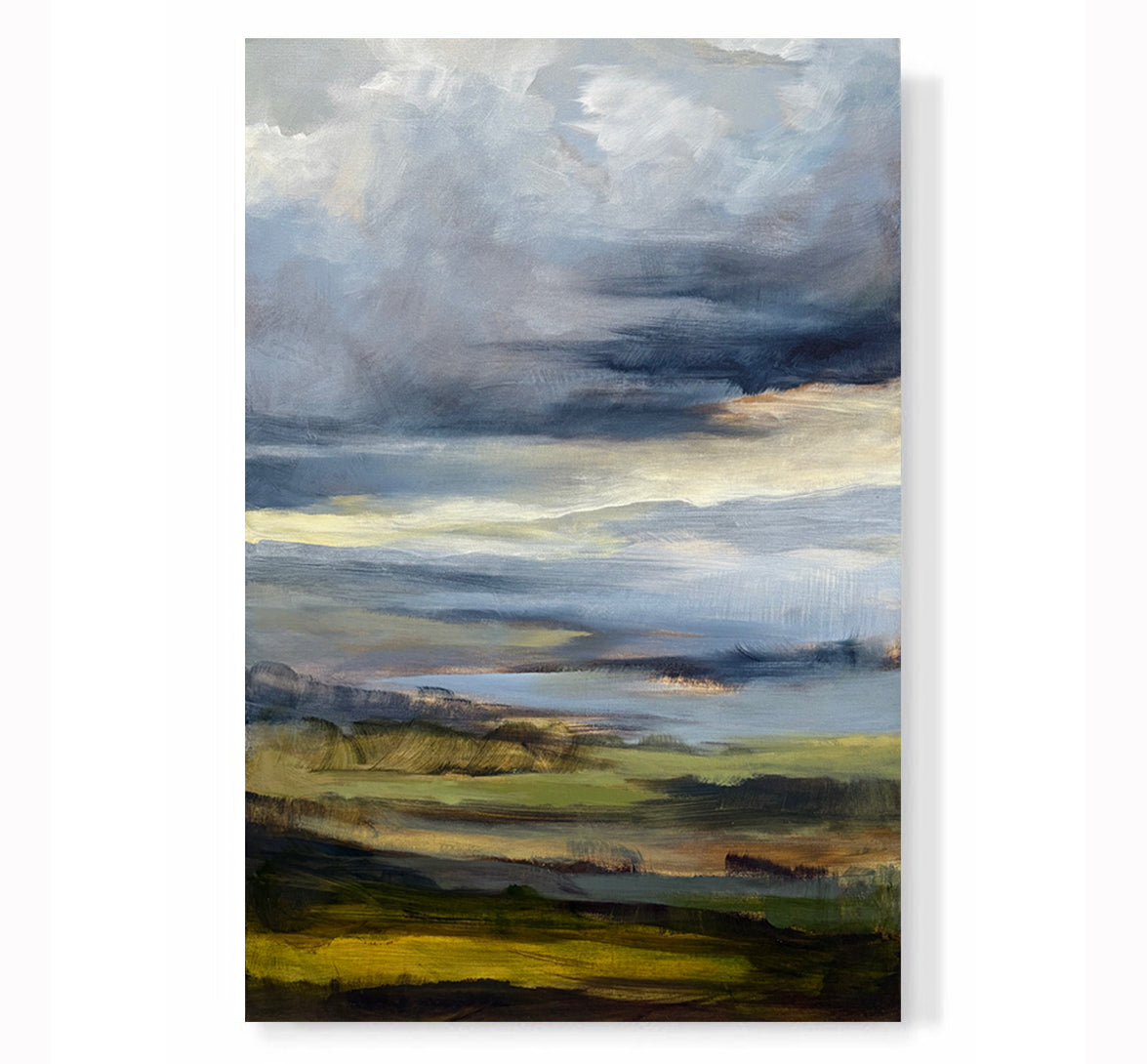 "Through Line III, IV" Diptych