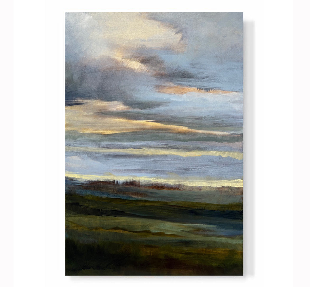 "Through Line V, VI" Diptych