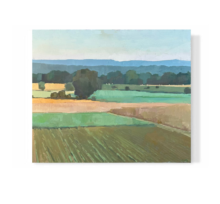 "Italian Landscape at Dusk"