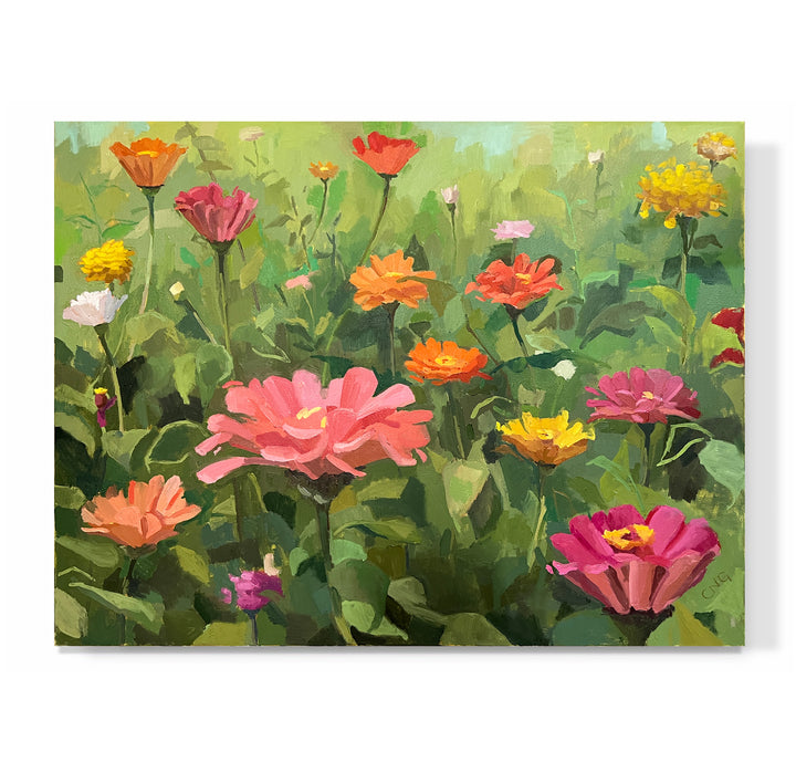 "Zinnia Garden II"