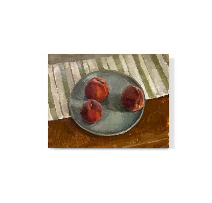 "Peaches on Plate"