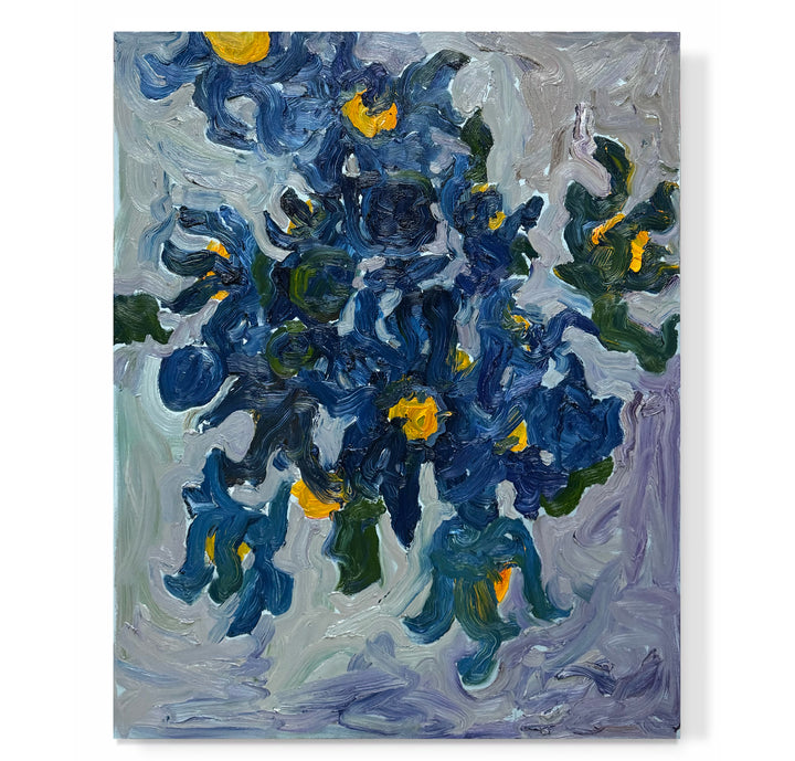 "Blue Peonies"