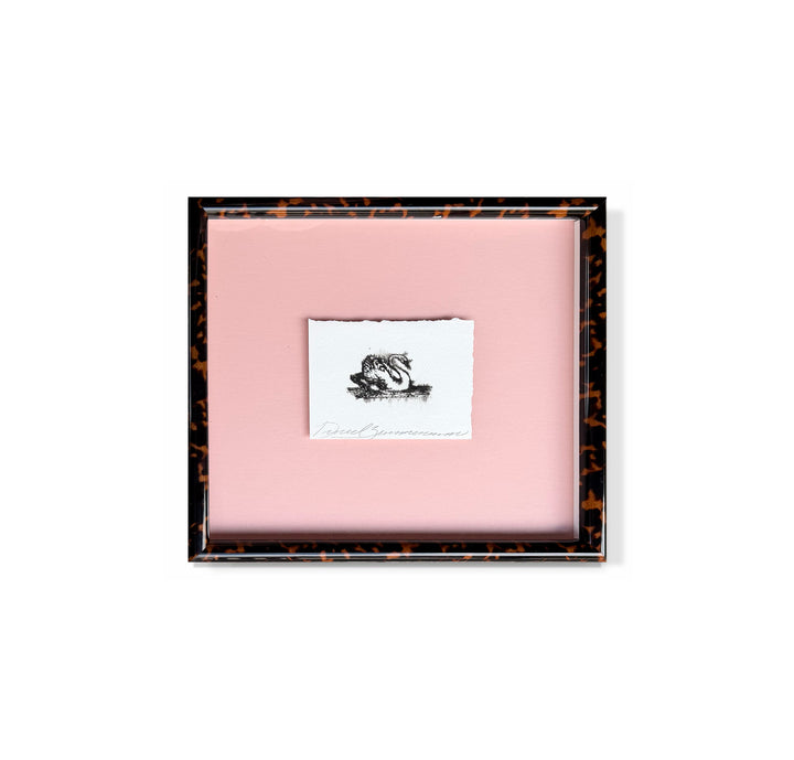 "Small Swan on Pink"