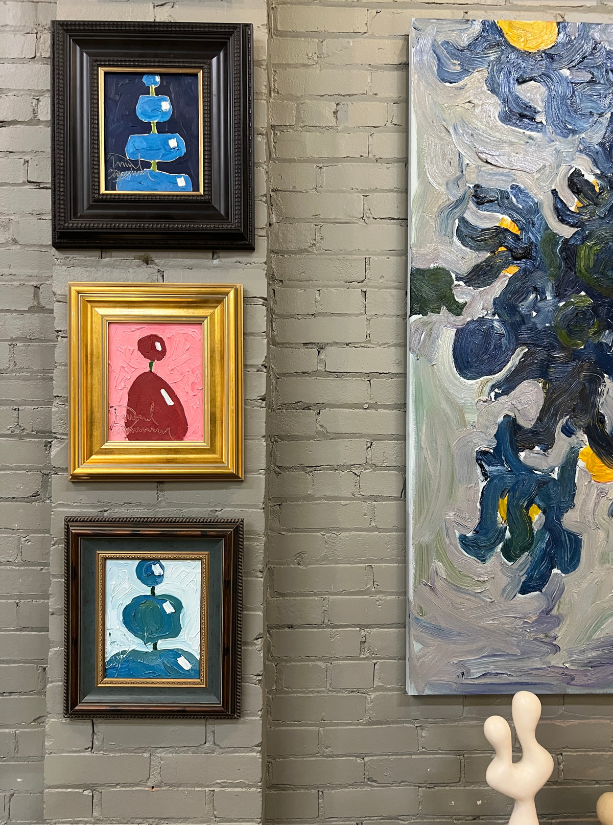 "Blue Peonies"