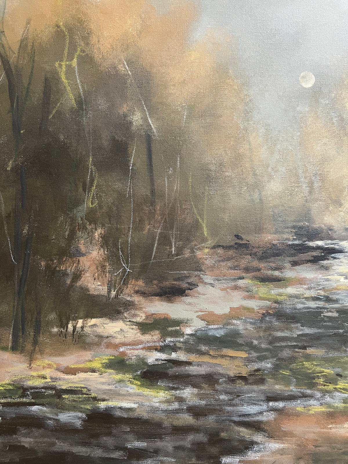"Moonlight Over River Bend"