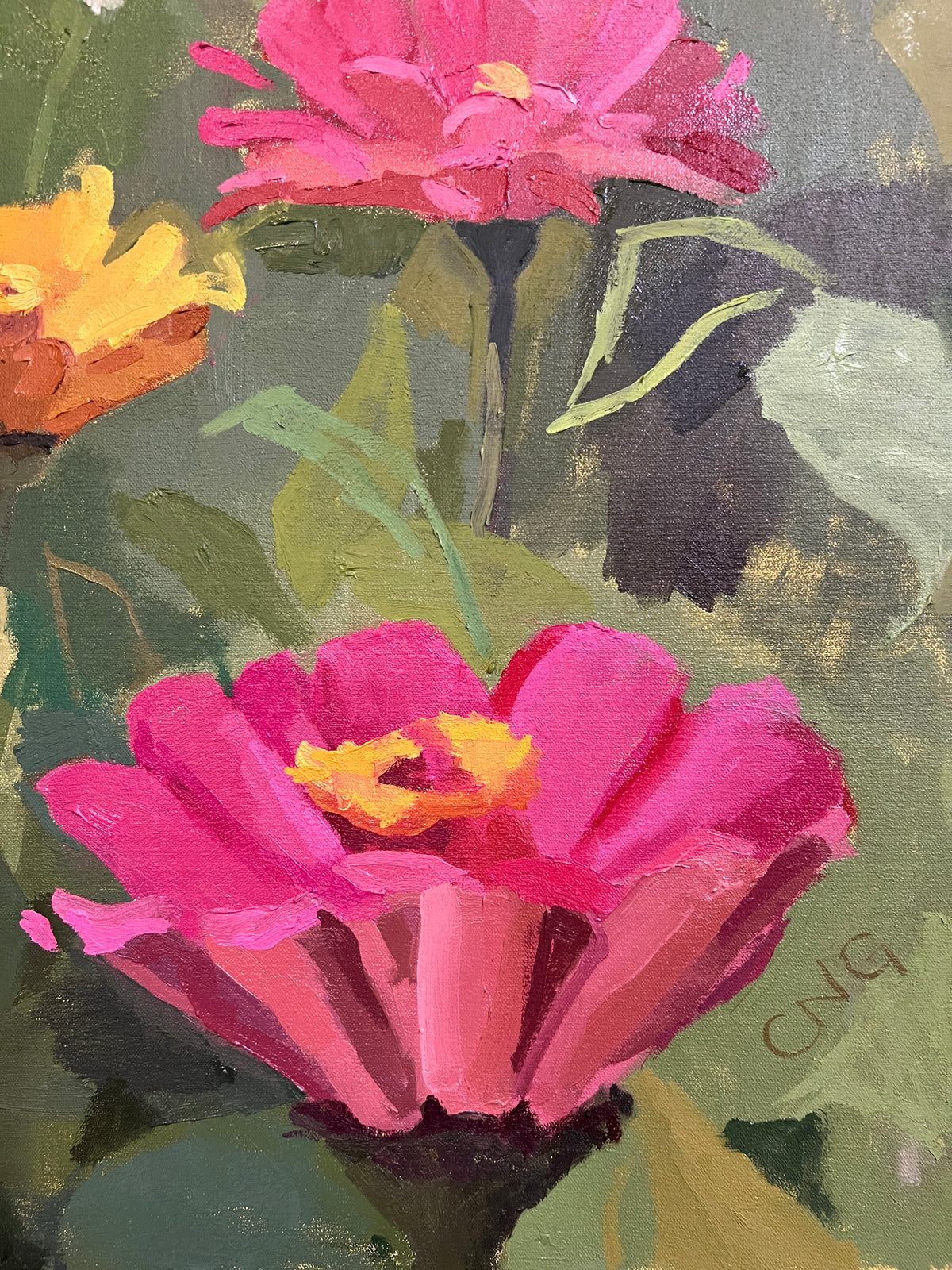 "Zinnia Garden II"