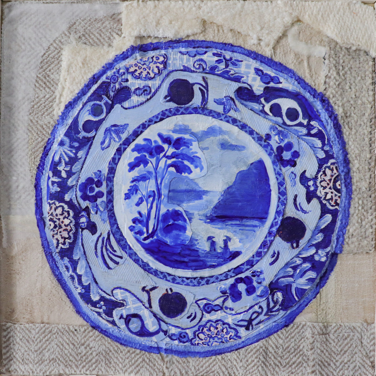 "Plate Series Diptych 1 (landscapes)"