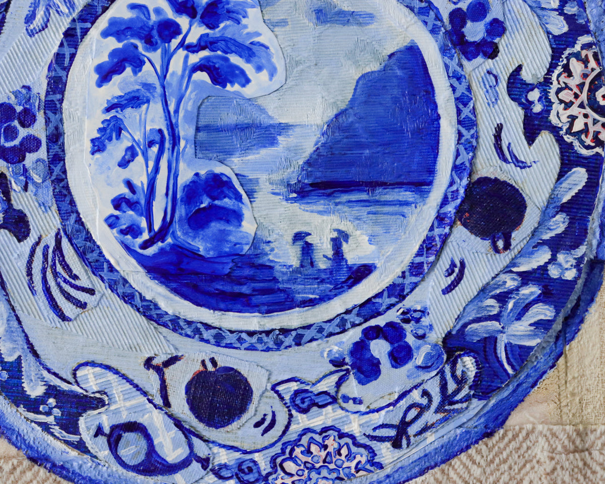 "Plate Series Diptych 1 (landscapes)"