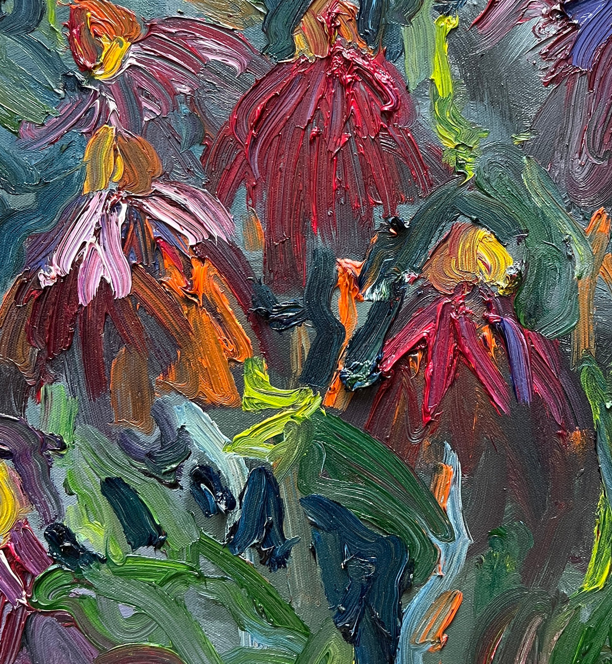 "Purple Coneflowers I"