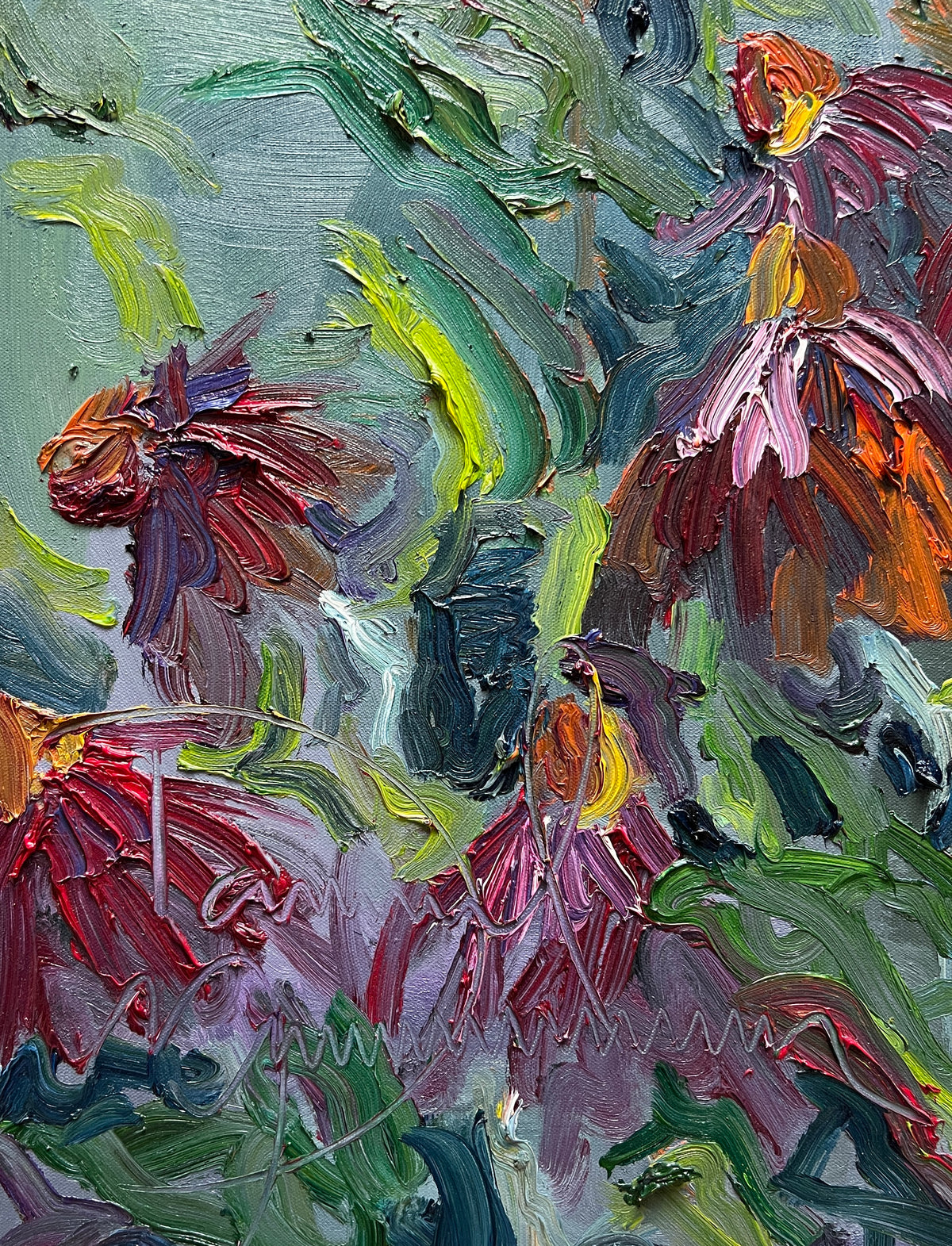 "Purple Coneflowers I"