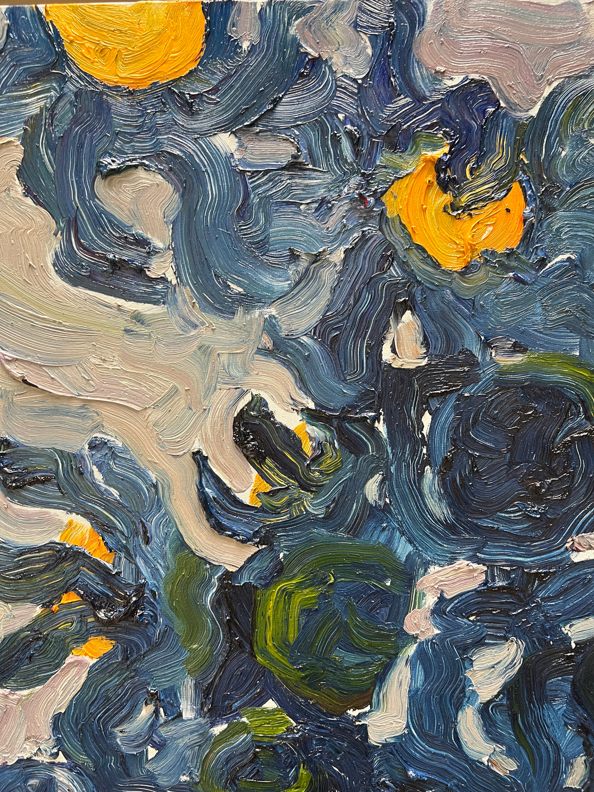 "Blue Peonies"