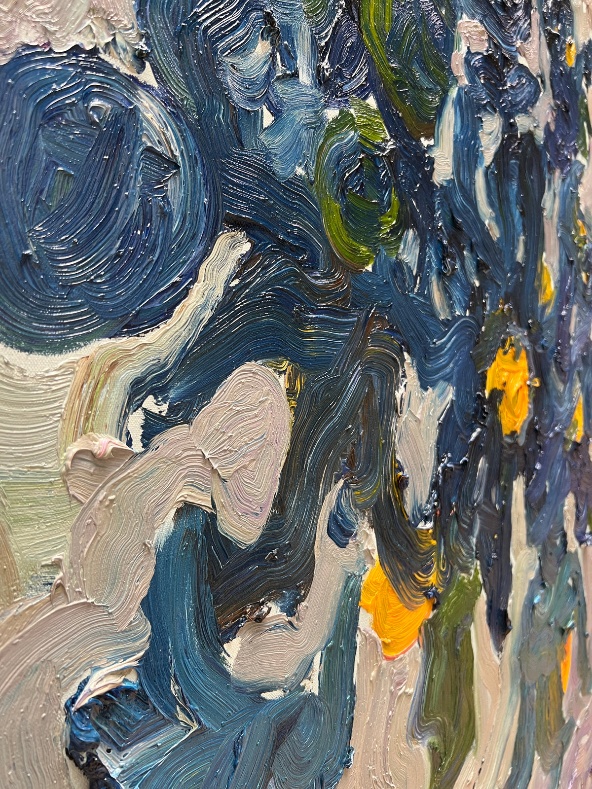 "Blue Peonies"