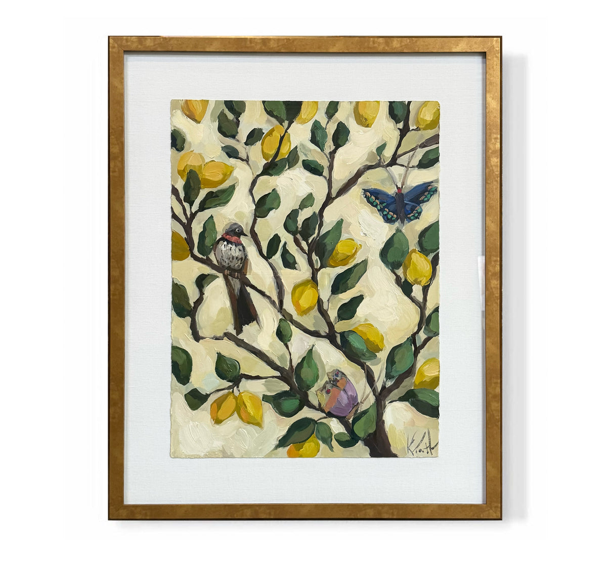"Lemon Chinoiserie 1"