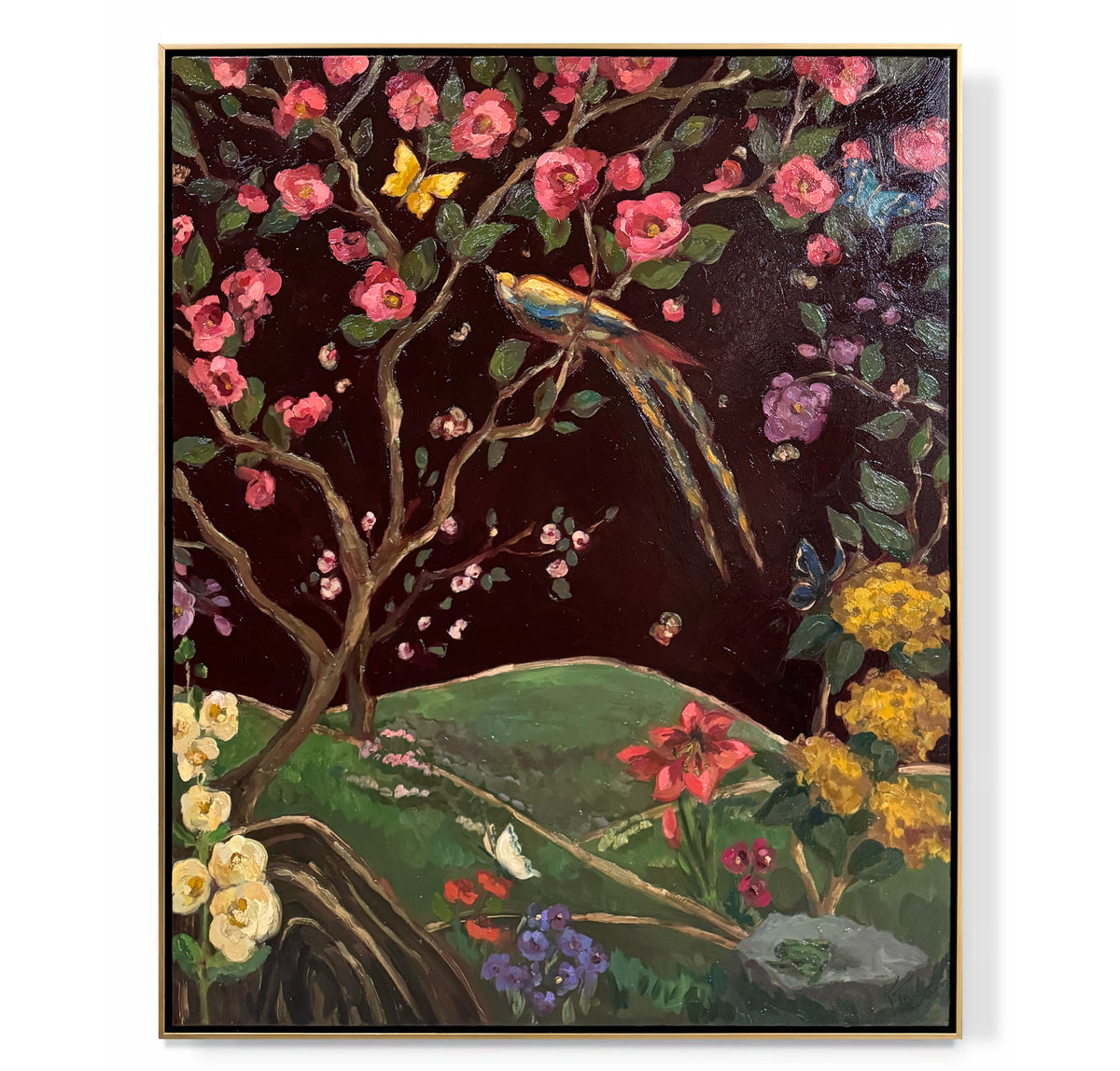 "Aubergine Chinoiserie"