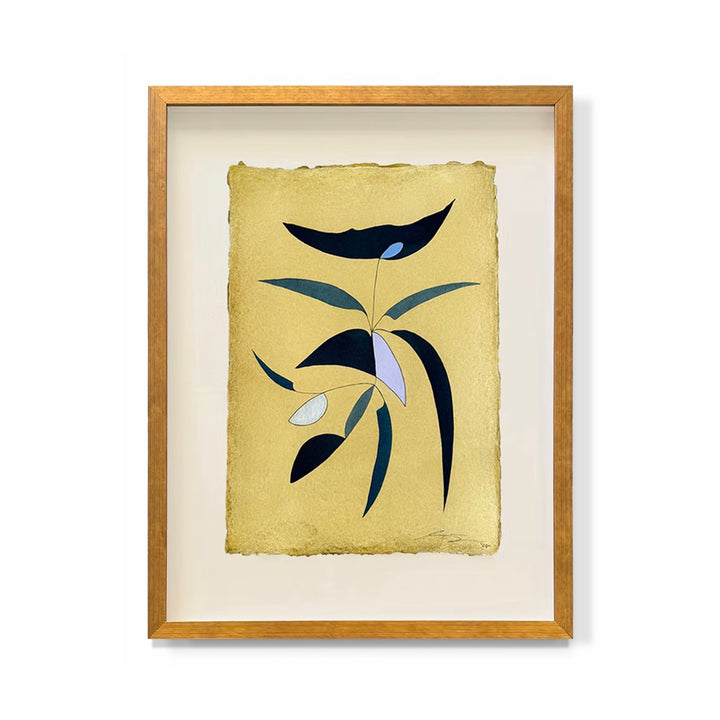 "Indigo on Yellow 2"