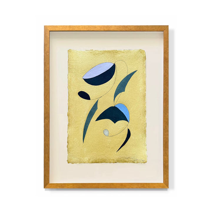 "Indigo on Yellow 3"