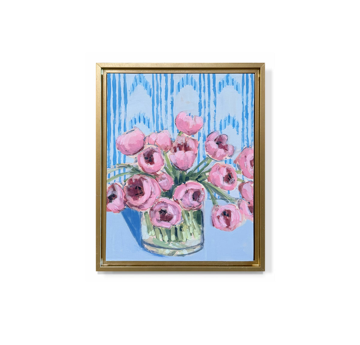 "Ikat Tulips"