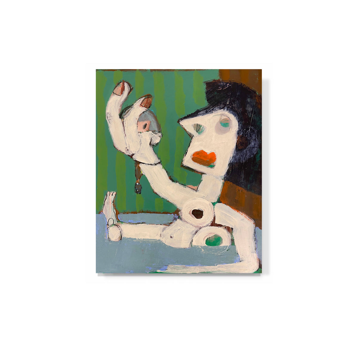 "chaque matin, elle s'admirait dans le miroir (She Admired Herself in the Mirror Every Morning)"