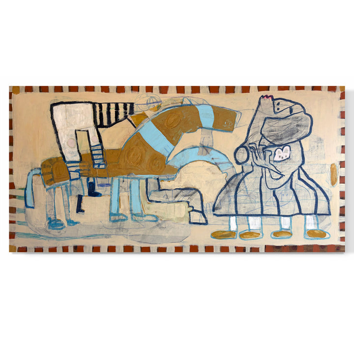 "Jockey With Young Woman Weeping"