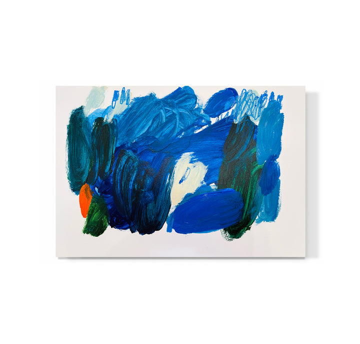 "Desert Study in Blue and Green I"