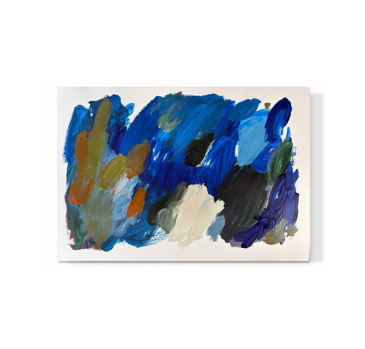 "Desert Study in Blue and Green VI"
