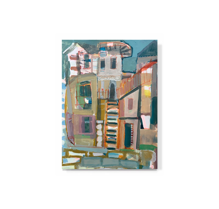 "la maison avec un grand escalier (The House With A Grand Staircase)"