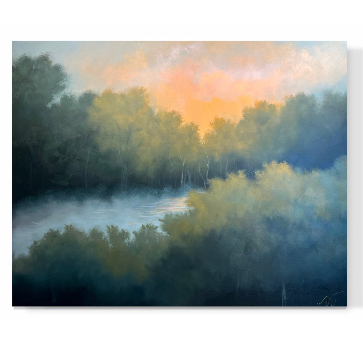 "River Bend Fog Rise"