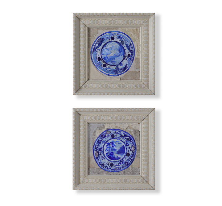 "Plate Series Diptych 1 (landscapes)"