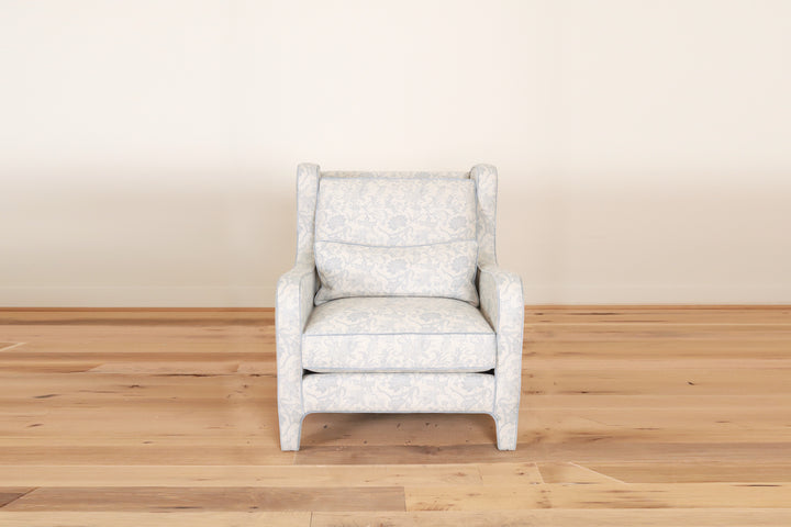 Muriel Chair in LuRu Home Prussian Carp, Spring, front