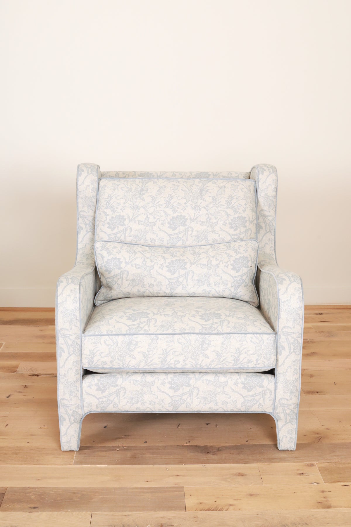 Muriel Chair in LuRu Home Prussian Carp, Spring, front
