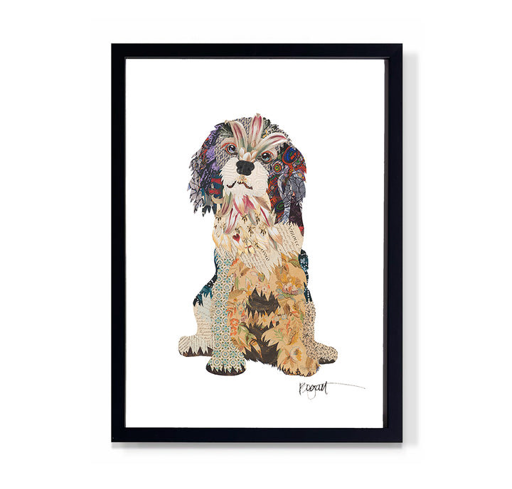 Framed "Cavalier King Charles" Archival Print