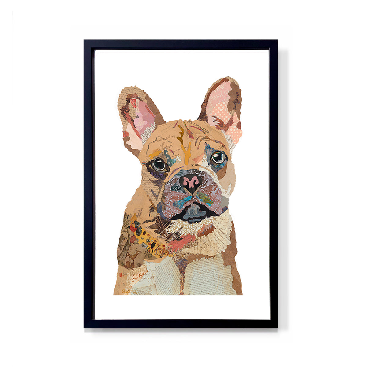 Framed "French Bulldog" Archival Print