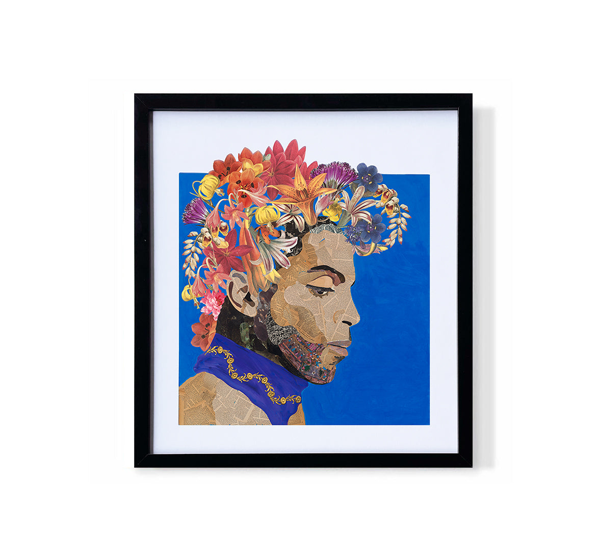 Framed "Prince - Blue" Archival Print