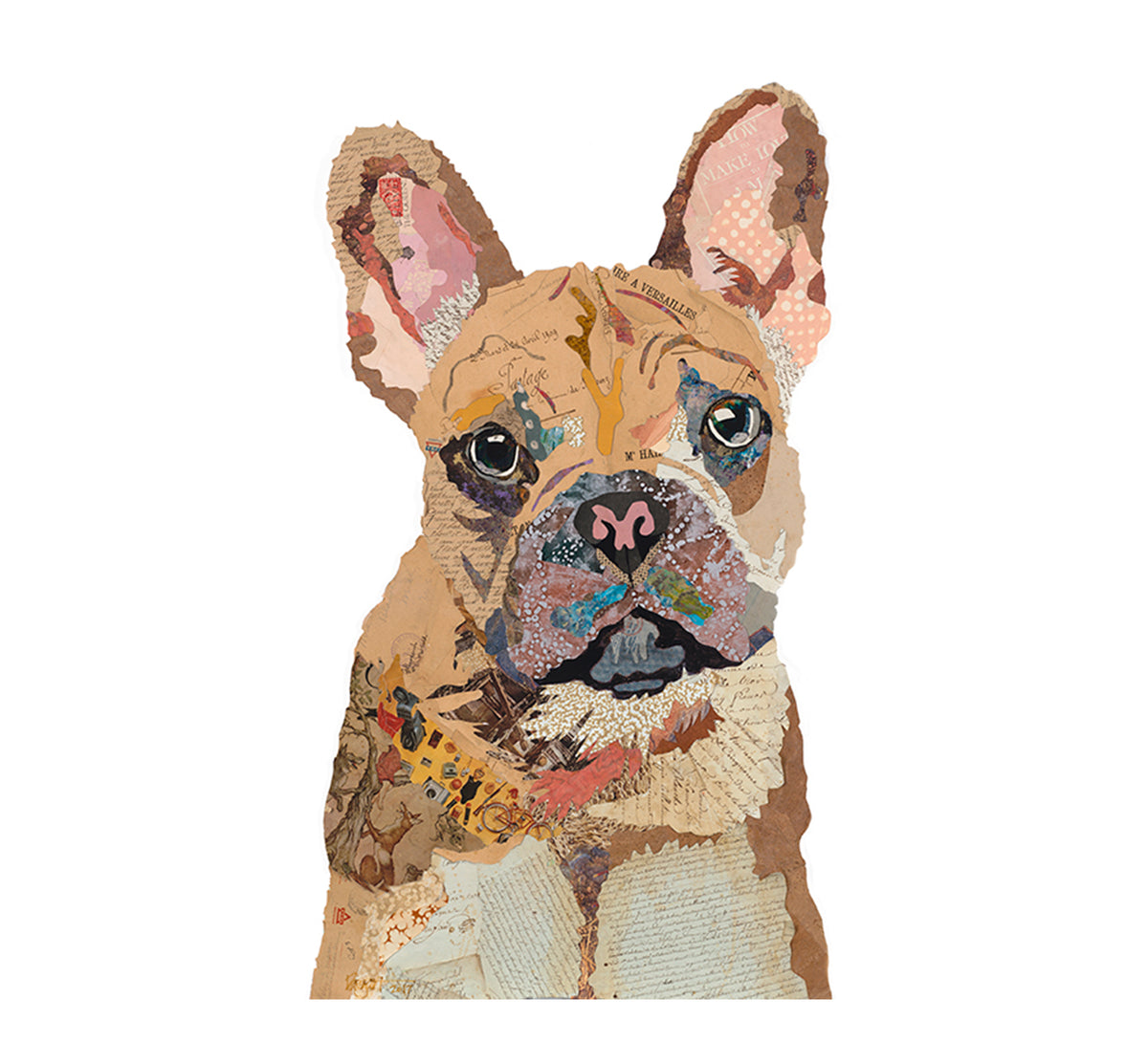Framed "French Bulldog" Archival Print