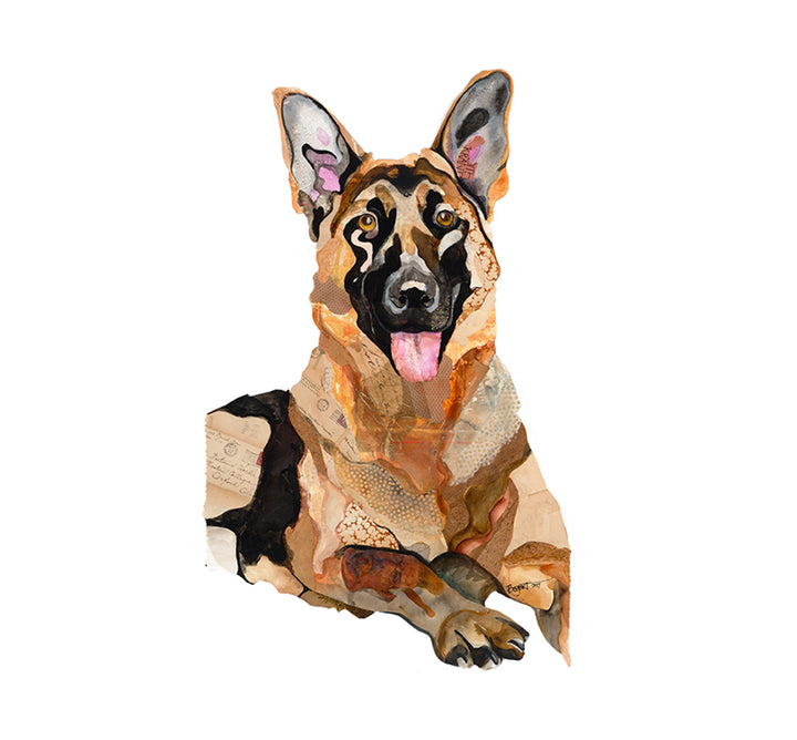 "German Shepherd" Archival Print