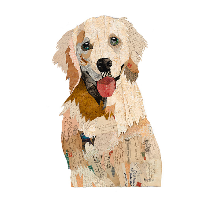 "Adult Golden Retriever" Archival Print