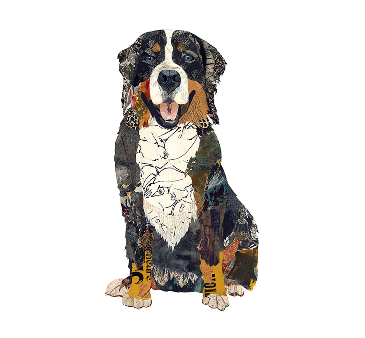"Max - Bernese Mountain Dog" Archival Print
