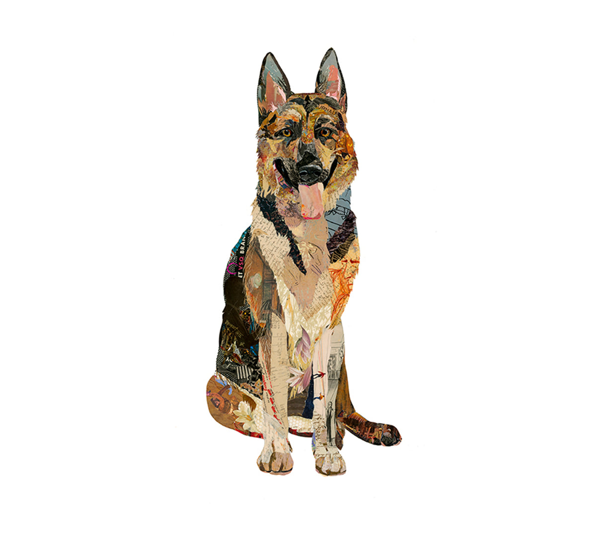 "Topper - German Shepherd" Archival Print