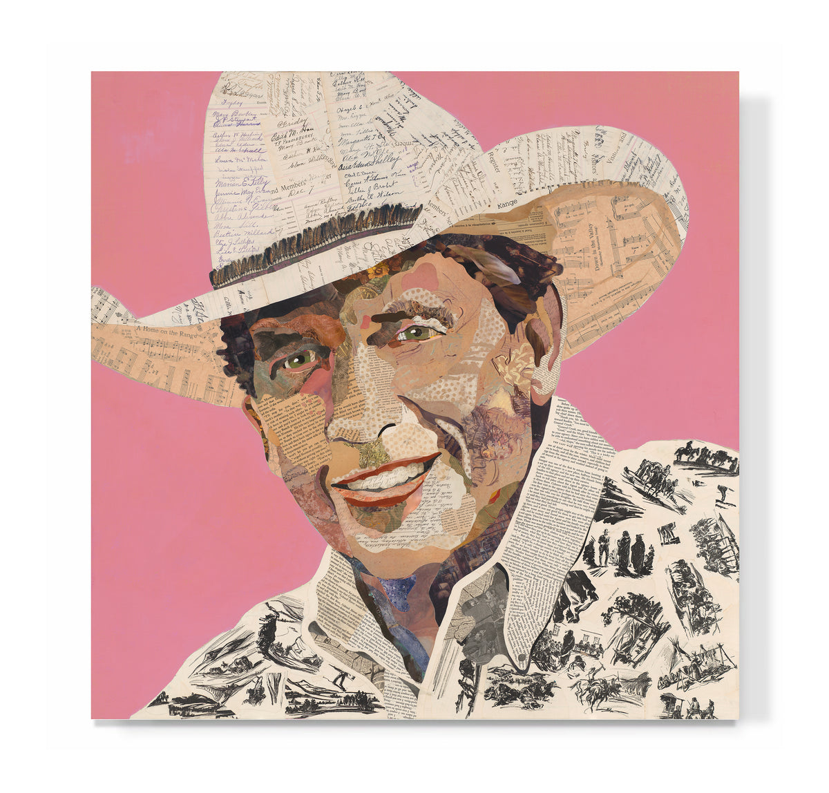 "George - Pink" Archival Print