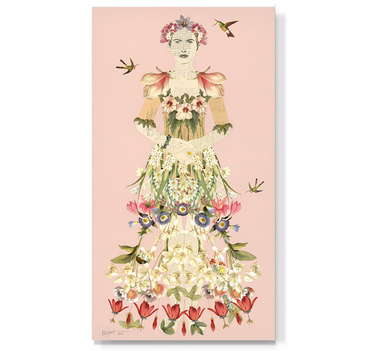 Framed "Willow" Archival Print