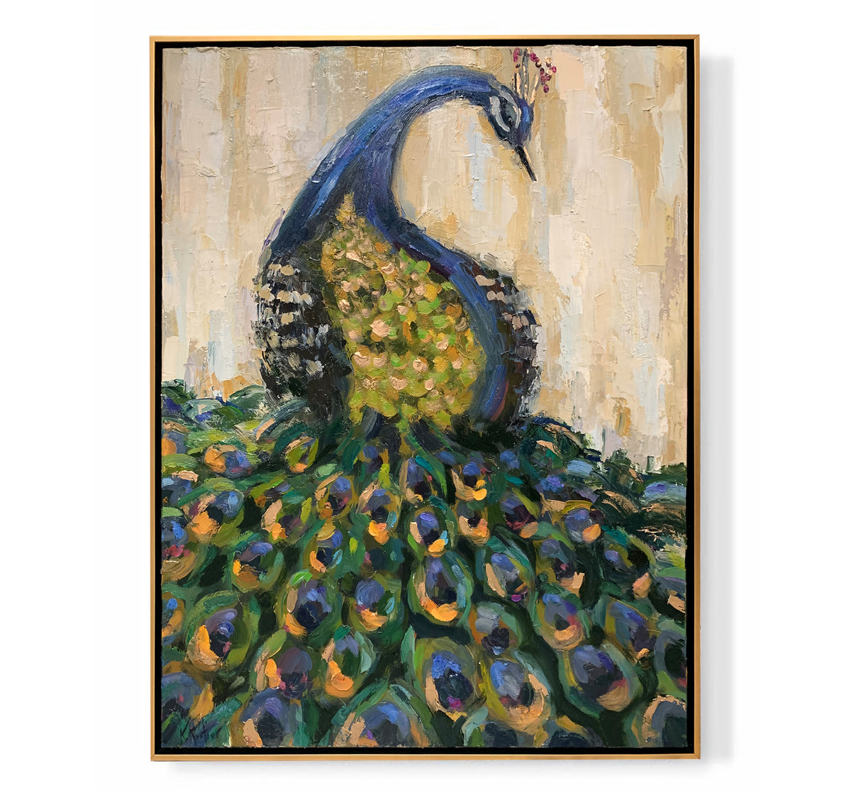 "Mr. Peacock Portrait Sitting No. 3"
