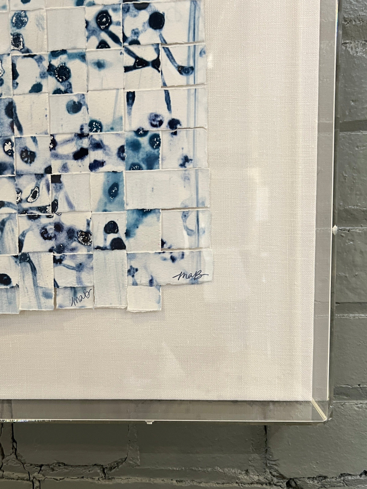 "Connect the Dots Woven I"
